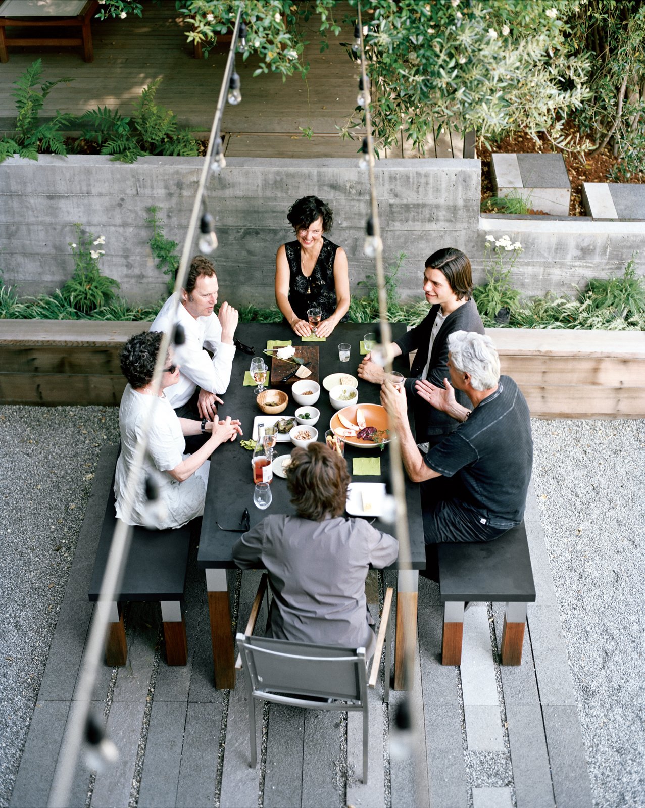 Modern PicnicStyle Tables Collection of 8 Photos by William Lamb Dwell