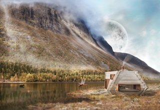 Arvet by Trigueiros ArchitectureThis unorthodox take on the traditional Swedish log cabin stacks angled wood pieces to create a curved facade. The build-it-yourself concept calls to mind Lincoln Logs; it can be assembled from a set of numbered pieces.