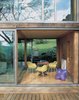 Modern home with Dining Room, Chair, and Table. The classic yellow Robin Day chairs from Habitat perfectly complement the purple Jack light by Tom Dixon. Piers designed and built the table when he was in architecture school. Photo of 40+ Yellow Modern Home Design Ideas