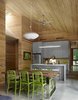 Material continuity speaks to both minimalist modernism and to simplifying costs: Cedar was used throughout, on the interior walls and ceilings, on the roof, and as exterior cladding. Photo by Shai Gil. Photo 3 of Stealth Cabin modern home