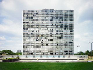 Detroit's Lafayette Park—the first urban-renewal project in the United States—constitutes the world's largest collection of buildings designed by Mies van der Rohe. Completed in 1959, the 78-acre complex is not as well known as some of Mies' other projects. However, it deserves recognition as it still remains a vibrant neighborhood, even being more than 50 years old.