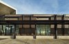 Modern home with Exterior. The galleries feature sliding sun screens made from Richlite, a sustainable material that is made locally from recycled paper, organic fiber, and phenolic resin. Photo of Olson Kundig Houses