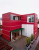 Modern home with Outdoor, Concrete Patio, Porch, Deck, and Small Patio, Porch, Deck. Seattle
David Sarti's little red house in Seattle's sleepy Central District proves that a bit of land, ambition, and carpentry know-how can go a long way. The rear facade. Photo by Misha Gravenor. Photo of 16 Funky Facades