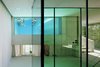 A rooftop pool extends to voyeuristic indoor views in this suburban vacation home designed by Wiel Arets in Marabella, Spain. Called the Jellyfish House, it's built almost entirely from concrete and glass. Photo of These Contemporary Homes Defy Convention modern home