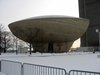 The Egg -- Albany, New York (1978)
The oblong, sculptural, saucer-shaped performance venue appears to rest on a pedestal, when in fact it’s supported by a stem that goes six stories into the ground. Designed by Harrison & Abramovitz, and celebrated in a song by They Might Be Giants, the curious, curved building showcases the flexibility possible with Brutalist forms. Photo courtesy Padriac, Creative Commons. Photo of Art Brut: Revisiting Brutalist Architecture modern home