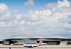 An exterior view of Terminal 2 at Heathrow Airport near London, designed by Luis Vidal + Architects, which opened in June 2014. The $4.15 billion terminal is expected to handle 20 million passengers a year. Photo of Jet Set: 8 Modern Airport Designs modern home