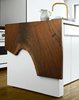 Custom kitchen cabinetry was designed by Workstead and fabricated by the firm’s go-to woodworker Bartenschlager. Photo of Ways to Use Gold Accents in the Kitchen modern home