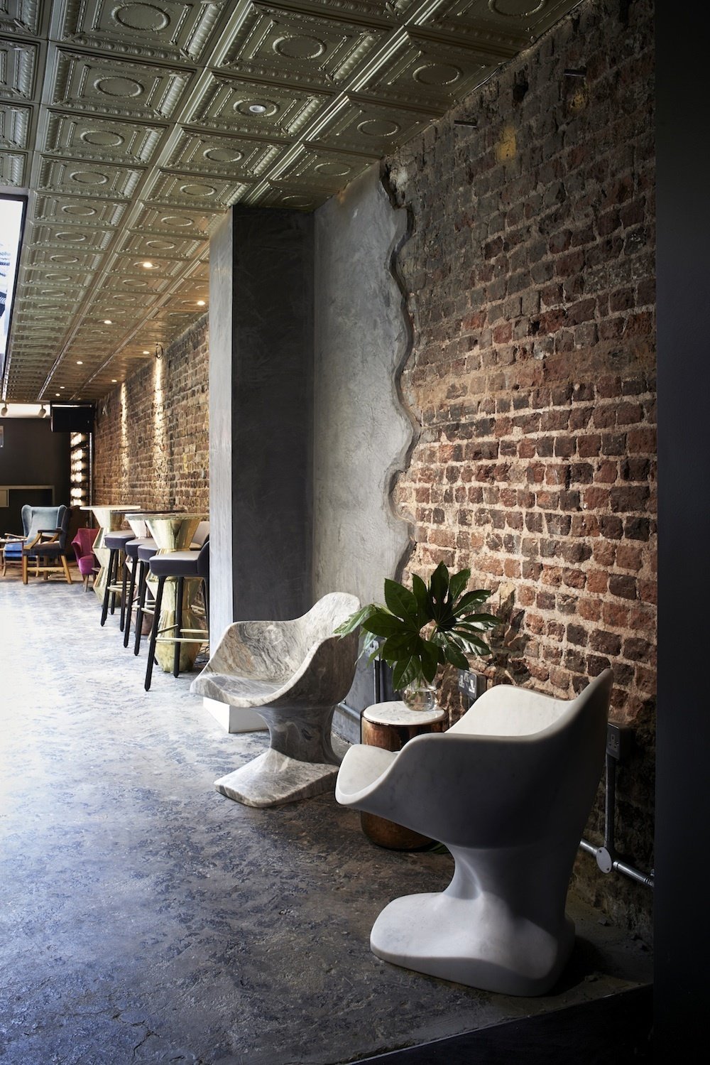 Lush Interiors for London's Elite New Design Club - Dwell