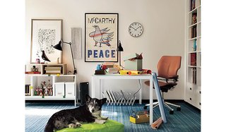 The Eames House Bird has become a popular decorative item in many mid-century inspired homes. Image courtesy of DWR.