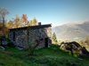 Modern home with Exterior, Cabin Building Type, House Building Type, Shed RoofLine, and Stone Siding Material. Architect Alfredo Vanotti sourced the home's stone exterior from the woods behind the property. “I believe that mountain architecture is an emblematic example of sustainable architecture,” he says. Photo of A Stunning Alpine Home with Sweeping Views and Custom Crafted Interior