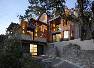 The Hillside Residence by Scott Lee of SB Architects in conjunction with Arcanum Architecture is in Mill Valley, California.