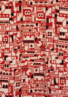 Outer kimono, monochrome figured satin silk with tie-dyed and embroidered decoration. Japan, 1800-30 (V&A: FE.28-1984). From V&A Pattern Series II: Kimono published by V&A Publishing and Abrams Books.