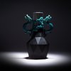 Panlong Vase. Koji pottery, rubber. Designer: Chen-Hsu Liu, Craft Maker: Shi-ren Lu. Photo of Q&A: Gijs Bakker modern home
