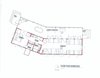 The floor plan exemplifies the thin proportions of the bunkhouse, and its 30-degree turn. The bunkroom measures just over 800 square feet, and the screen porch, around 600. Image courtesy Henry Panton. Photo 15 of Texas Bunkhouse modern home