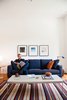 Modern home with Living Room and Coffee Tables. Industrial designer Andrew Jones is known for his furniture and lighting designs. Photo of Canada's Design Domestic