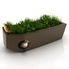 Pousse Creative's design for a birdhouse with a "green roof." Photo of 13 Great Modern Birdhouses modern home