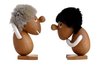 The Optiminist and Pessimist are playful characters designed by architect Hans Bølling. Bølling was born in 1931 in Denmark and later graduated as an architect from the Royal Danish Art Academy. These 4.5-inch-tall, teak toys are meant to remind us about the necessary balance of both characteristics—but more than anything they are just too adorable not to enjoy. Photo of Architectmade modern home