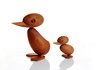The Duck and Ducklings are another Hans Bølling design. Bølling, now in his 80s, recently told Architectmade head of sales Shari Rana that the Ducklings don't have eyes where the Ducks do because "a child doesn't see the world in the same way as an adult." Photo of Architectmade modern home