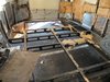 The wooden floor was rotten from water damage and needed replacement. Photo of Big Sur Airstream Renovation modern home