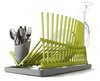 The company's High&Dry dish drainer folds down flat for easy storage and opens into an architectural wave, perfect for drying everything from dinner plates to champagne flutes. Photo of Q&A with Black+Blum Founder modern home