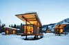 Modern home with Exterior, Cabin Building Type, Metal Siding Material, Shed RoofLine, and Glass Siding Material. A Rolling Hut. Photo by Tim Bies, Olson Kundig Architects. Photo of Building the Maxon House: Week 24