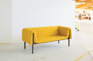 Despite its relatively simple-looking form, the Ruché is a highly labor-intensive piece of furniture, requiring a diverse range of craftspeople and talents.