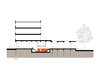 The section showing the dugout in orange.
Don't miss a word of Dwell! Download our FREE app from iTunes, friend us on Facebook, or follow us on Twitter! Photo 9 of Parksite Residence, Rotterdam modern home