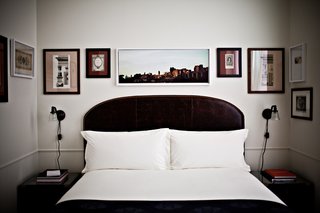 We could not get over the array of artwork (and framing styles!) shown on the guest room walls. The creative director of be-pôles has been collecting vintage art books for over two decades, so much of what is framed in The NoMad Hotel are reproductions from those books: 19th-century correspondence, 20th-century travel collectibles, and contemporary photography.