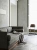 The color motif extends through Dirand's living room. The paint's suede effect catches the light and adds texture. Photo of Monochromatic Color Palettes Are the Ultimate Modern Design Tool modern home
