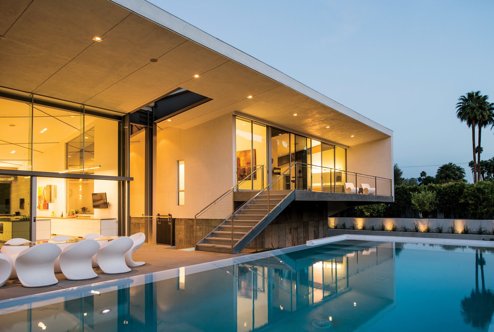Illustration of Luxury Prefabricated Homes With Promenade Areas For Walking