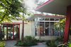Modern home with Exterior, House Building Type, and Mid-Century Building Type. Judin was fascinated by the abandoned gas station ever since he first discovered it in 1992. At the time, it had been unused for seven years. He finally purchased it in 2005 and transformed it into a one-of-a-kind residence. Photo of An Incredible Home Inside a 1950s Gas Station
