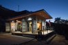 Modern home with Exterior, House Building Type, Metal Siding Material, Flat RoofLine, and Shipping Container Building Type. Mike McConkey, a superintendent for a general contractor, tasked Chris Bittner of OBR Architecture with designing an environmentally sensitive home for he and his wife in San Diego County. Utilizing three shipping containers and a bevy of cost-effective appliances, they managed to limit the budget to $160,000. Photo of Amazing Examples of Shipping Container Architecture
