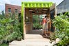 For an adaptive reuse project in Toronto, Levitt Goodman Architects used a shipping container as a visitors' center. Photo of 20 Ideas On What You Can Do With Old Shipping Containers modern home