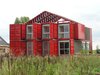 Modern home with Exterior, House Building Type, and Shipping Container Building Type. This three-bedroom home in Lille, France, is made up of eight stacked containers. Photo of 20 Ideas On What You Can Do With Old Shipping Containers