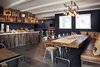 Basecamp's communal dining area. Photo of Slumber Party modern home