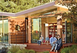 A Modern Prefab Addition to a Mid-Century California Classic