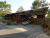 Modern home with Exterior, Mid-Century Building Type, and House Building Type. Carport of Arens House (MHA 104).
Los Angeles architect Cory Buckner found great interest in the Crestwood Hills project when she and her late husband, architect Nick Roberts, purchased and restored one of the houses, which was built in 1949. She has since spearheaded a preservation movement of the community tract, prompting the City of Los Angeles to designate 19 of the homes as historic cultural monuments. Photo of A New Book on the Los Angeles Development of Iconic Modernist Architect A. Quincy Jones