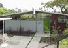 Gross House entrance (MHA 111).
Buckner’s Crestwood Hills book shares more than 200 vintage and contemporary images of the homes and many of the original floor plans. The Brentwood-Bel Air fire of 1961 destroyed more than half of the 85 midcentury modern homes that were built. Photo of A New Book on the Los Angeles Development of Iconic Modernist Architect A. Quincy Jones modern home
