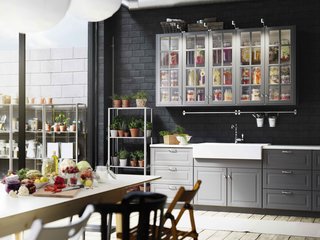 Some companies offer specialty self-leveling paints that are designed specifically for repainting kitchen cabinets.