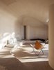 The cabin’s undulating curves are fixed by a prefabricated, laminated wood structure with a subdivision of Kerto CNC-milled plywood. “It defines the geometry of both the interior and the exterior,” Bae Brandtzæg says. Photo 3 of Cabin Norderhov modern home