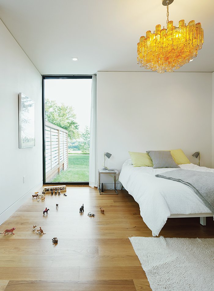 Photo 10 Of 11 In Cute Couple Alert Modern Prefab Poolhouse Bedroom Night Stands Table Lighting Lamps Pendant Bed Light