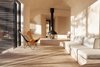 Bae Brandtzaeg describes the cabin as “one large piece of furniture,” since the height difference between its varying levels provide built-in perches for sitting and lounging. Photo 5 of Cabin Norderhov modern home