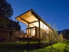 Modern home with Exterior, House, Cabin Building Type, and Glass Siding Material. Rolling Huts (Winthrop, United States)
A series of six modernist huts created by Tom Kundig of Olson Kundig Architects, the Rolling Huts look like rustic case study homes, a herd of designer cabins that just may exemplify the term 'glamping.' Elevated on stilts, the 200-square-foot structures offer another level of outdoor accommodation.
Photos by Chad Kirkpatrick Photo of Olson Kundig Houses