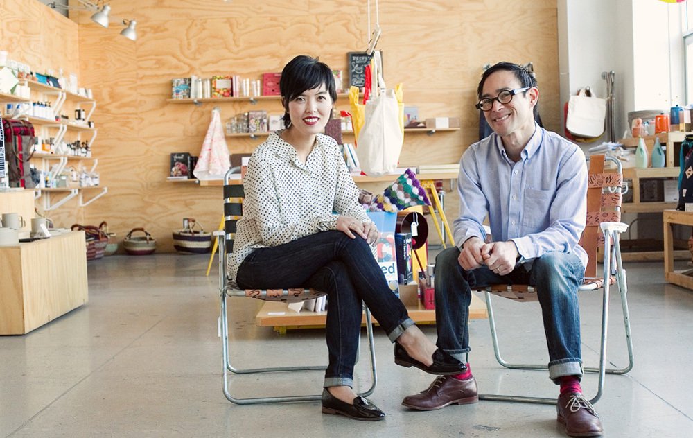 We recently introduced the Line hotel, one of our favorite new hotel renovations in the Los Angeles area, located in the booming Koreatown neighborhood. On the ground floor is the must-visit design and lifestyle boutique, Poketo, owned by entrepreneurs Ted Vadakan and Angie Myung. The boutique’s name is borrowed, endearingly, from Myung’s Korean grandmother who pronounced 