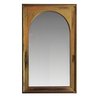 GOTHIC ARCHED MIRROR
This 19th C. Yellow Gold Mirror has a magnificance and minimalism all at the same time. Photo of Fall Design Trend: Gold, Brass, and Copper Accents modern home
