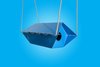 This modern birdhouse is made from powder-coated aluminum and comes with a leather string that both connects the two pices of the house and is used for hanging it. Photo of 13 Great Modern Birdhouses modern home