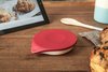 The silicone rubber surface on the top can withstand the heat from a pot of boiling water, and the battery lasts a year between replacement. Photo of Drop Kitchen Scale and Baking Assistant modern home