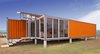 Set slightly apart, each container is installed on pier foundations. Photo of Amazing Examples of Shipping Container Architecture modern home