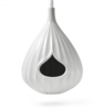 This handthrown white stone birdhouse is "the ultimate modernist pad for your friendly neighborhood birds." Photo of 13 Great Modern Birdhouses modern home