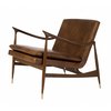 Modern home with Living Room and Chair. Designed in 1959, and the most recognized and iconic piece from Polish-born design master Jorge Zalszupin, the Dinamarquesa chair takes cues from Danish design (dinamarquesa meaning Danish in Portuguese), with its elegant and clean lines. Photo of Brazilian Design 101